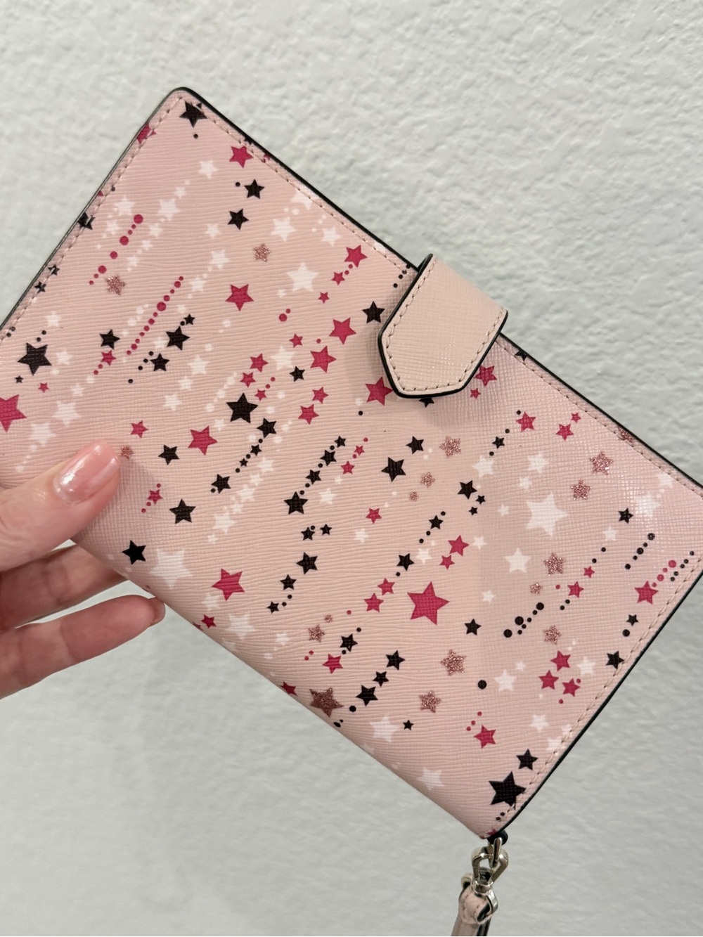 โจ Kate Spade New York Staci Twinkle Stars Phone Wallet Wristlet - Picture 4 of 9